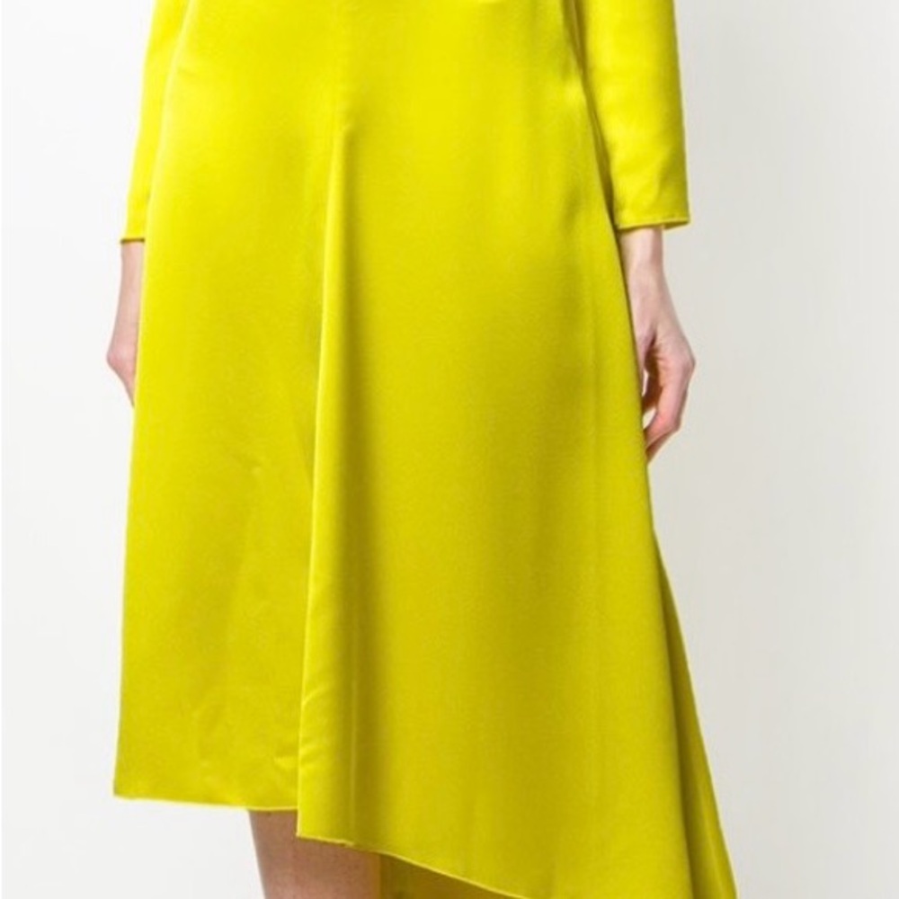 MSGM Radiant Yellow Long Sleeve Dress - Picture 2 of 10